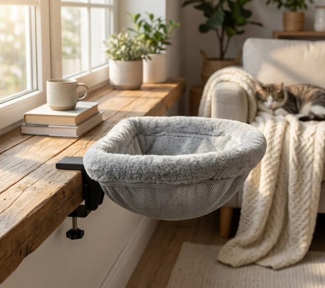 DeskPaw Foldable Table Cat Bed