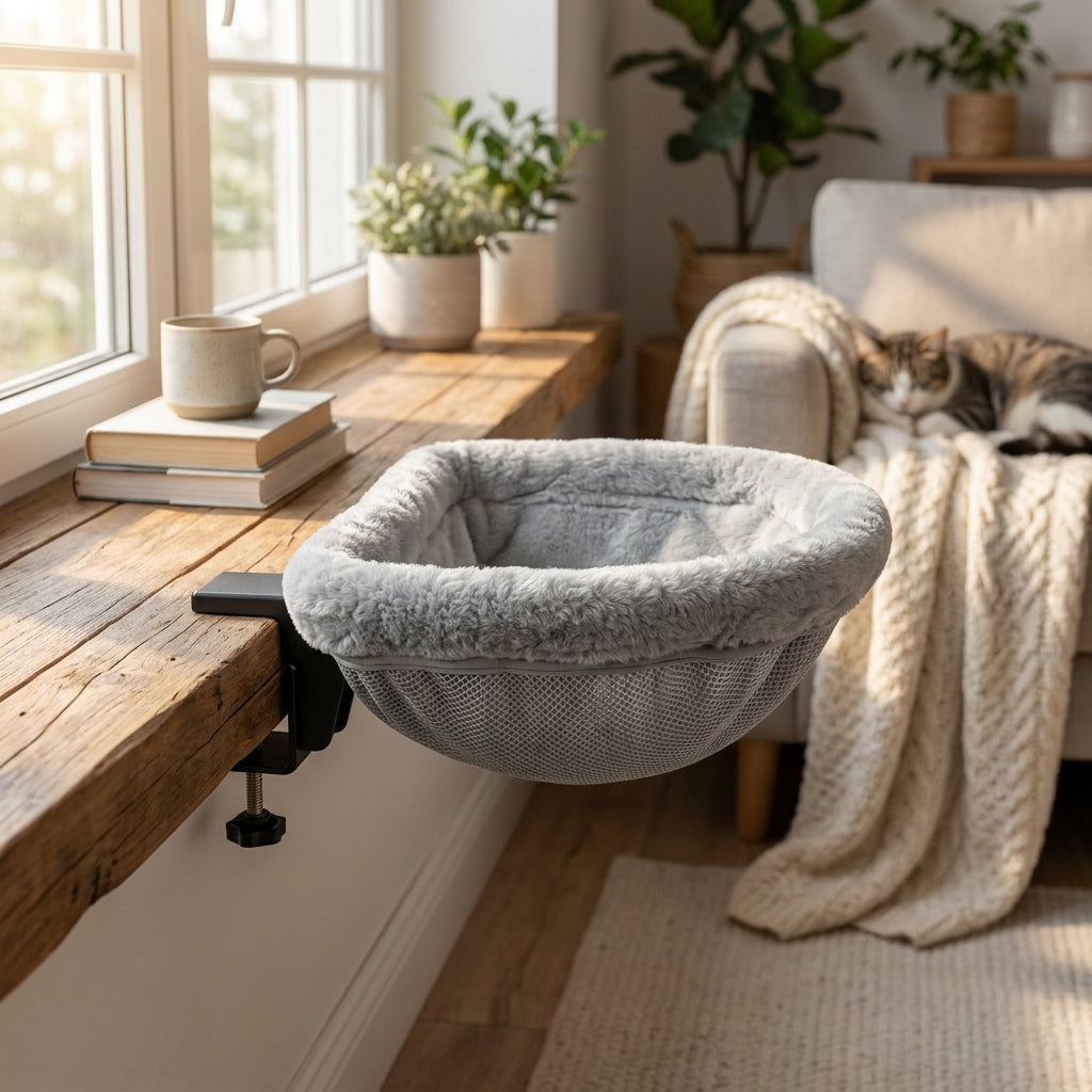 DeskPaw Foldable Table Cat Bed